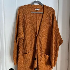 American Eagle Knit Sweater - Orange/Mustard Color